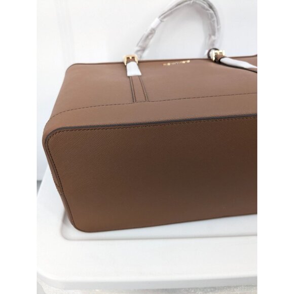 Michael Kors Jet Set Travel Leather Tote Bag Luggage Shoulder Carryall Classic - Picture 9 of 16